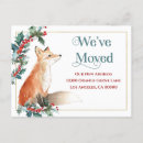 Search for holiday moving announcement cards Watercolor