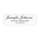 Search for fancy return address labels Black and white