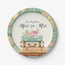 Search for travel paper plates Bridal shower
