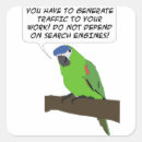 Search for parrot stickers Humor