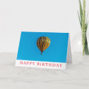 Search for hot air balloon birthday cards Sky