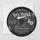 Search for vintage 50th birthday invitations Vinyl record