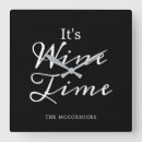Search for wine time clocks White