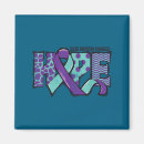 Search for suicide awareness magnets Teal