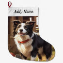 Search for border collies christmas stockings For pets
