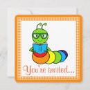 Search for book reading birthday invitations Bookworm