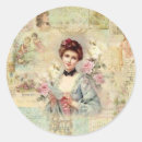 Search for retro flowers stickers girl