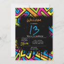 Search for hip hop party invitations Colorful
