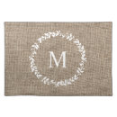 Search for burlap placemats Jute