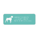 Search for boxer return address labels Puppy