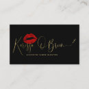 Search for lipstick business cards red