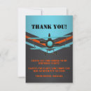 Search for airplane thank you cards Red