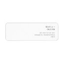 Search for deluxe return address labels Bride