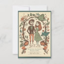 Search for quirky wedding invitations Illustrated