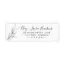 Search for floral return address labels Botanical