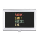 Search for horse business card cases Equestrian