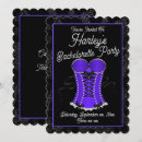 Search for lingerie shower bachelorette party invitations Corset