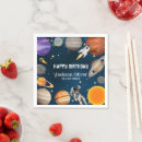 Search for space napkins Astronaut birthday