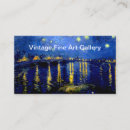 Search for fine art business cards vintage