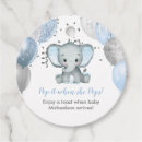 Search for elephant baby shower favor tags Enjoy a toast