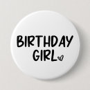 Search for birthday party buttons Girl