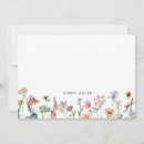 Search for color your own note cards Floral