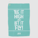 Search for teal golf towels Golfer