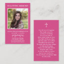 Search for in loving memory business cards Simple