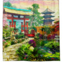 Search for japanese shower curtains Sakura