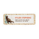 Search for dinosaur return address labels Boy