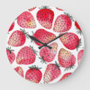 Search for strawberry clocks Watercolor