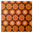 Search for mustard yellow pattern tiles Vintage