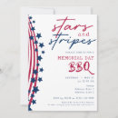 Search for memorial day invitations Stars and stripes