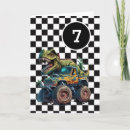 Search for monster truck birthday cards Dinosaur