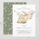 Search for clothesline baby shower invitations Fall