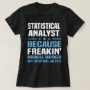 Search for statistics tshirts Job