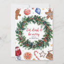 Search for eat drink and be merry cards Holly
