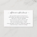Search for aftercare business cards Elegant