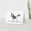Search for unicorn christmas cards Magical