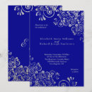 Search for royal blue and silver wedding invitations Gray
