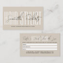 Search for hair stylist referral cards Beautician