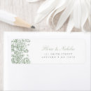 Search for victorian return address labels Sage green