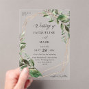 Search for clear wedding invitations Rustic