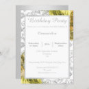Search for silver border invitations Floral