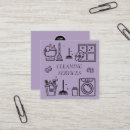 Search for purple house business cards Cleaner