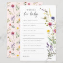 Search for wishes for baby advice cards Floral