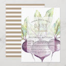 Search for organic baby shower invitations Watercolor