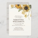 Search for sunflowers baptism invitations Girl