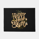 Search for happy new year doormats Years