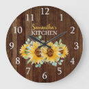 Search for sunflower clocks Floral